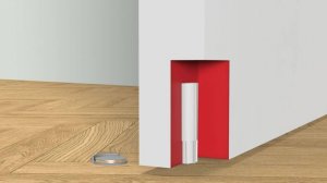 Работа скрытого магнитного ограничителя Verum stopino