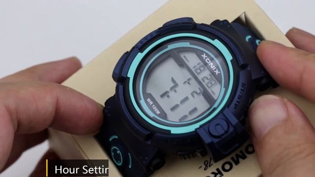 How to Set the time, 12/24 hour format, year? for the TOMORO xonix robot series sport watches смотреть онлайн