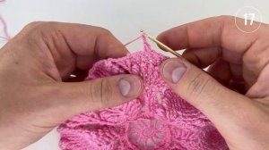 Салфетка крючком, Ханна, 15-19