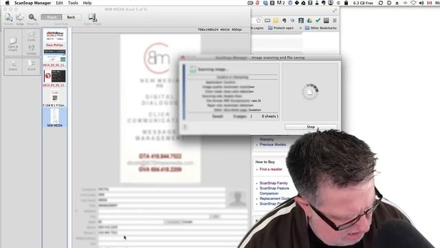 Scanning Business Cards Using a ScanSnap смотреть онлайн