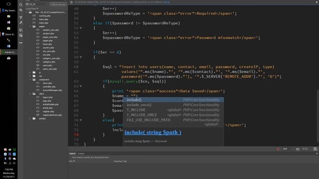PHP Content management system user registration - day 11 смотреть онлайн