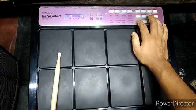 Octopad 1 Patch 3 Best Pattern Octopad Patch Editing || Roland Spd 20x Special || 🥰