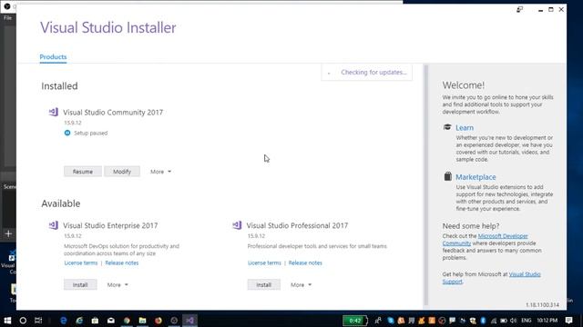 Инсталация на Visual Studio (Community) за 15 минути C# смотреть онлайн