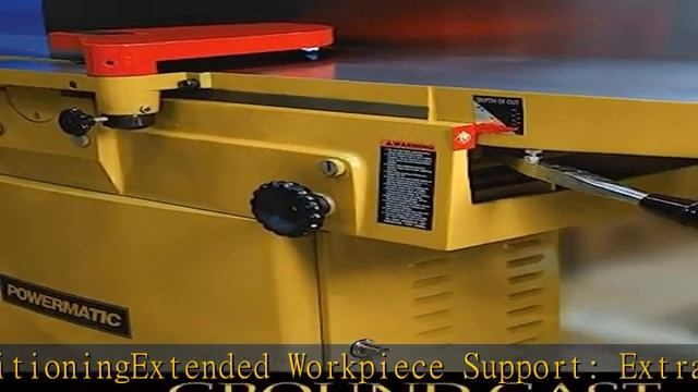 Powermatic 60HH, 8-Inch Jointer, Helical Head, 2 HP, 1Ph 230V (1610086K)