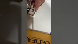 Установка ограничителя угла на накладную петлю Firmax