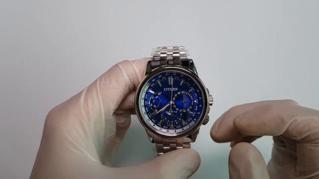 시티즌 에코드라이브 BU2021-69L Citizen Eco-Drive Calendrier World Time 100M Gent's Watch смотреть онлайн