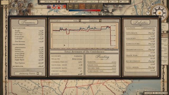 Grand Tactician The Civil War: Long-Term Effects of Policy Decisions смотреть онлайн