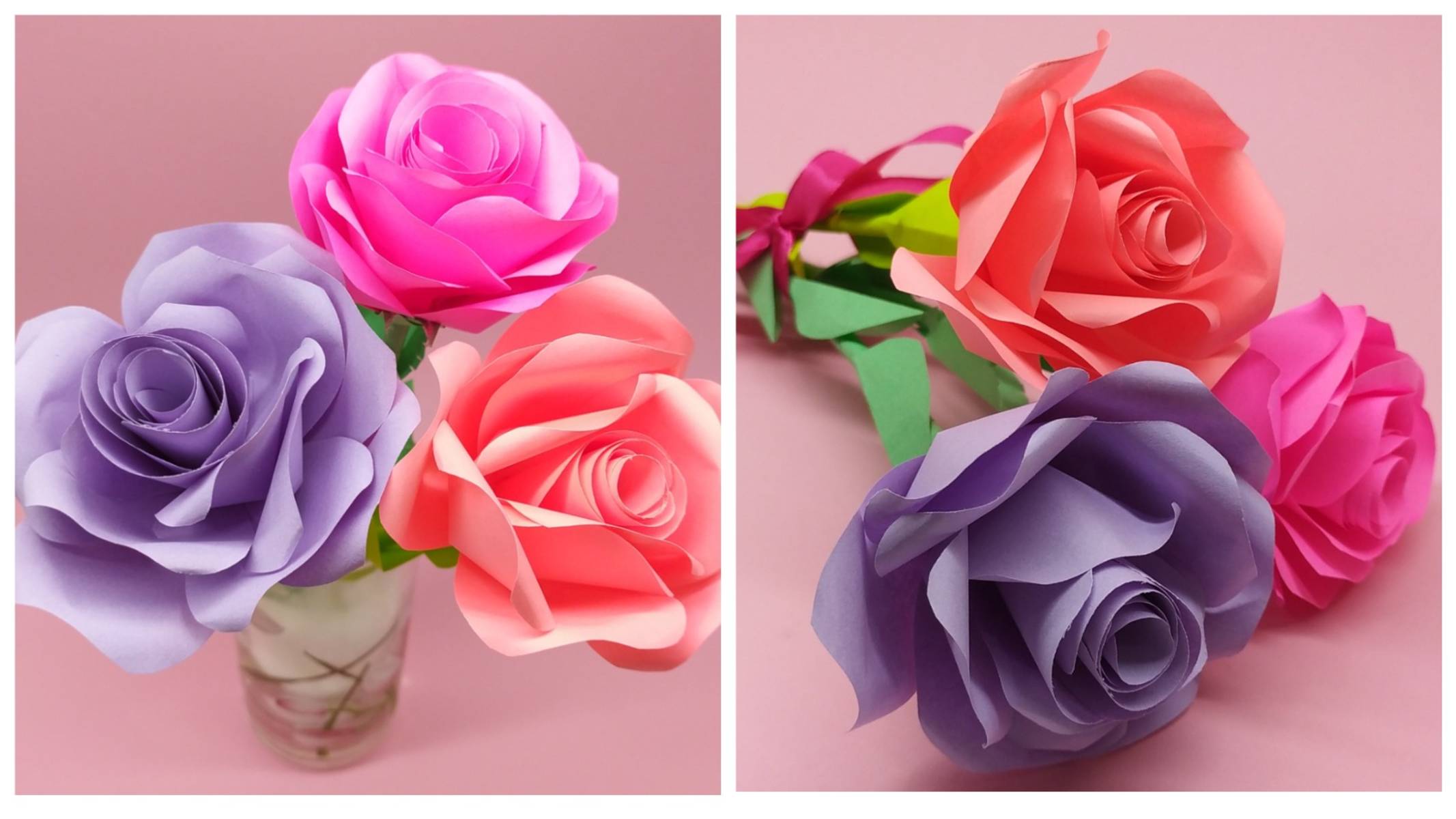 Роза из бумаги | Цветы из бумаги | Оригами Роза | Подарок из бумаги | BEAUTIFUL Paper ROSE Origami смотреть онлайн