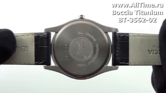Мужские наручные часы Boccia Titanium BT-3562-02 смотреть онлайн