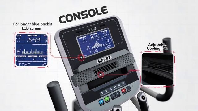 Spirit Fitness Crosstrainer XE195 смотреть онлайн
