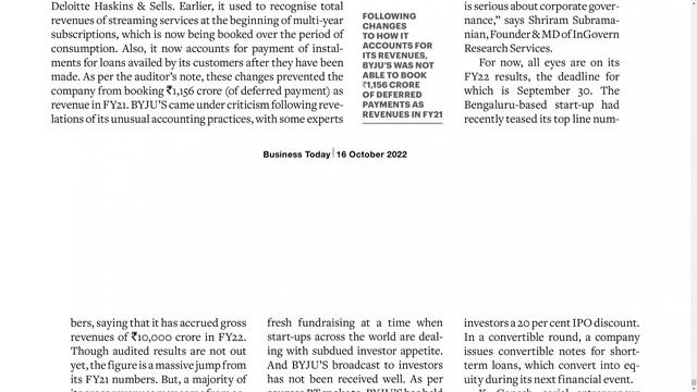 BUSINESS TODAY MAGAZINE 16 OCTOBER 2022 SUNDAY PART 4 смотреть онлайн