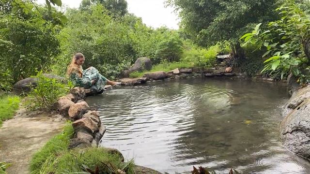 Wet Dress • Wet Look • Natural Spring Reservoir • Get Wet In Clothes • Wetlook