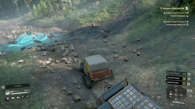 SnowRunner. Висконсин. Блэк Бэджер Лейк. Поручение "К новым горизонтам" смотреть онлайн