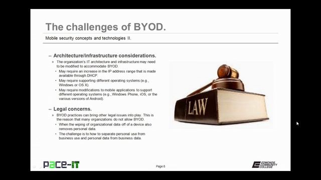 PACE-IT: Security + 4.2 - Mobile Security Concepts and Technologies (part 2) смотреть онлайн