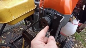 Пускач на минитрактор из бензокосы.