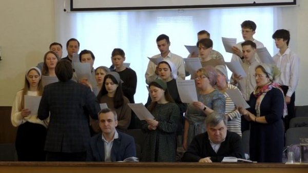 Хор - «Вот настал молитвы час»