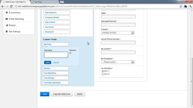 Business Catalyst Web Form Custom Fields | Adobe BC Training смотреть онлайн