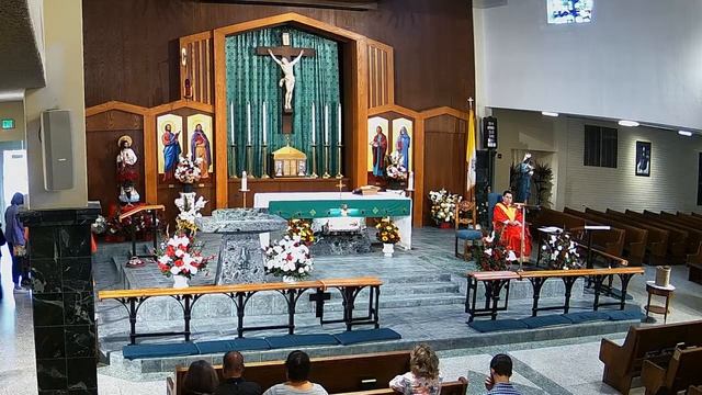 Monday 8:00 AM English Mass and Rosary смотреть онлайн