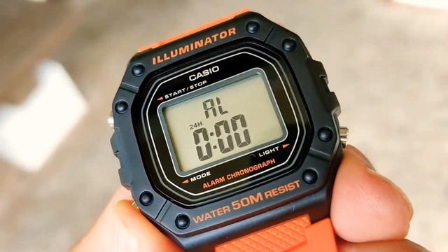 CASIO W-218H-4B2 カシオークで無いＧ-shock風チープカシオ