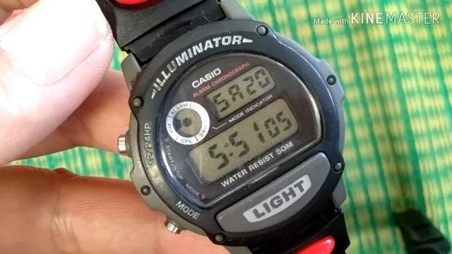 สอนตั้งเวลา CASIO  W87 H