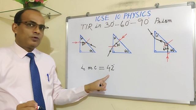 ICSE | 10 PHYSICS | 2020-21 | TIR IN 30-60-90 PRISM | PART 2 | By Qaisar Iqbal смотреть онлайн