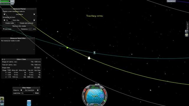 Kerbal Space Program - Using Gravity Assists To Save Fuel смотреть онлайн