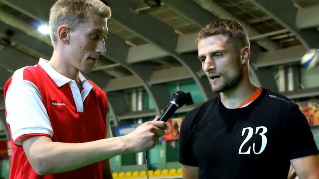 Послематчевое интервью Никиты Цыганкова из команды "Пузырики" смотреть онлайн