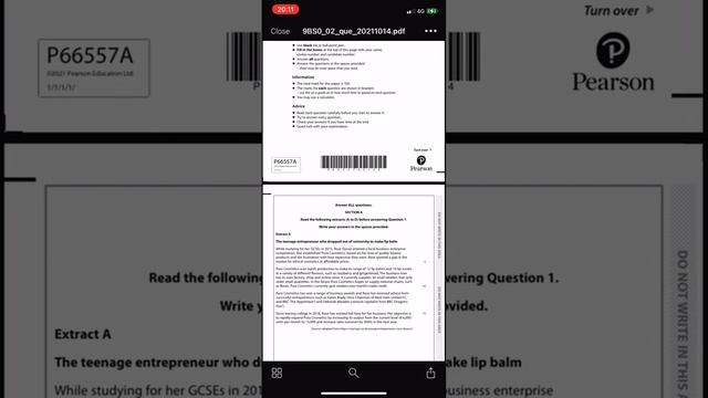 EDEXCEL BUSINESS 2021 ALL 3 PAPERS смотреть онлайн