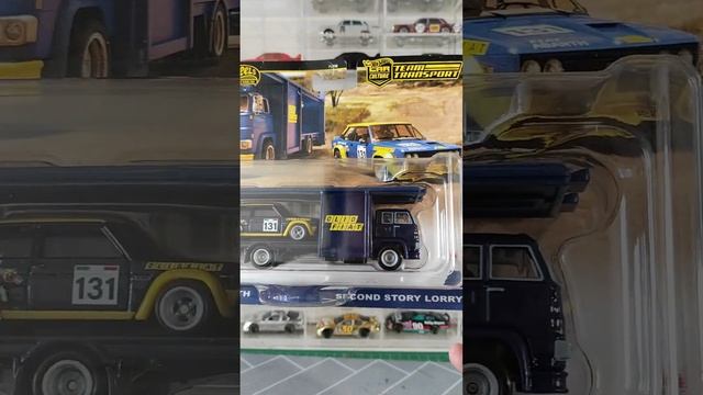 Hotwheels Team transport Fiat Abath and second storey carrier смотреть онлайн