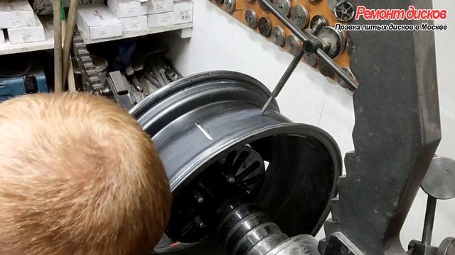 Правка литых дисков / Правка кривого диска смотреть онлайн