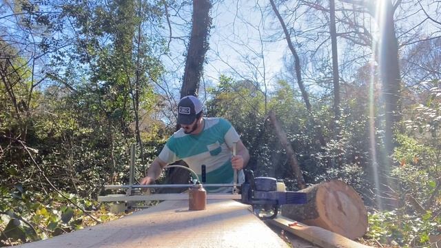 Holzfforma g660-Chainsaw Milling Red Oak смотреть онлайн