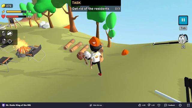 Mr Dude King of the Hill 🕹️ Play on CrazyGames Google Chrome 2024 04 28 09 29 29 смотреть онлайн