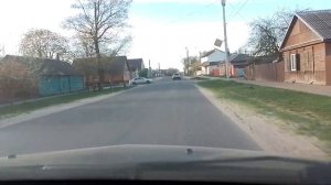 Автоинструктор г. Унеча. Движение по учебному маршруту г. Клинцы ул. Багунская.