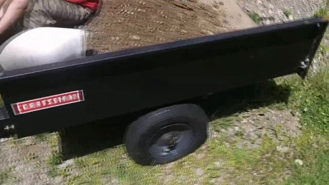 MTD Gas Power wheel Gravel work and Chunky Test смотреть онлайн