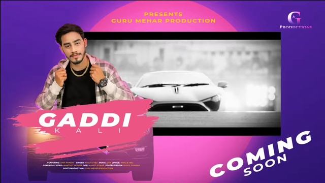 #HaryanviSong GADDI KALI Poster AMIT PANDAT New 2020 смотреть онлайн