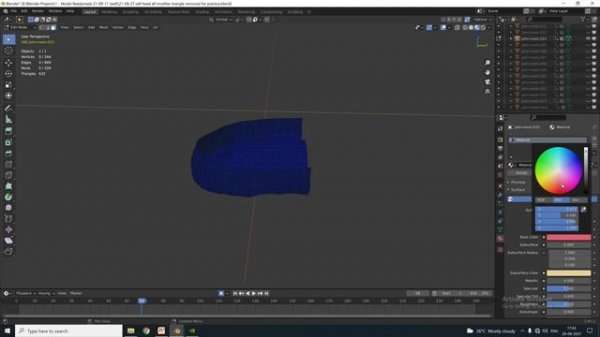 How to Remove Blue Shading/UV Shading Color in Edit Mode in Blender