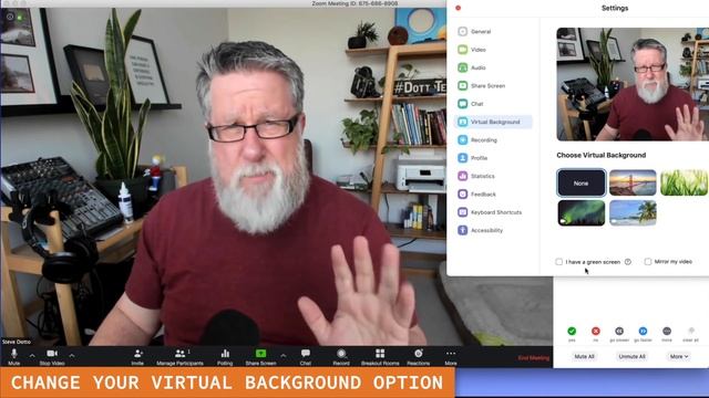 Zoom Video Effects - Green Screen and Background Tutorial смотреть онлайн