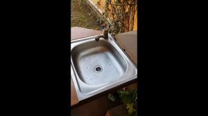 Умывальник в мангальной зоне