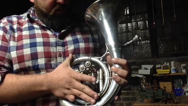 Possibly the ONLY known example of a soprano Eb Helicon made by C.G. Conn Company ever!! смотреть онлайн