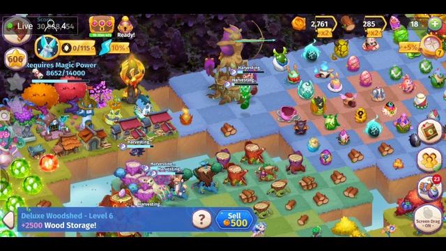 Merge Magic Gameplay 🌟arcane Pass #7 & Ancient Tree Of Puck