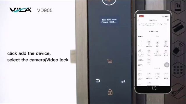The operation method of Smart lock new model. (VD905) смотреть онлайн
