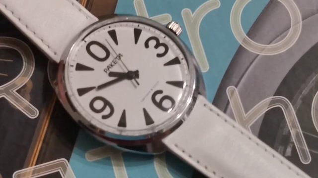 Vintage USSR Watch Raketa Big Zero 1980's смотреть онлайн