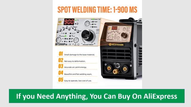 HZXVOGEN 200A Cold TIG Pulse Welding Machine