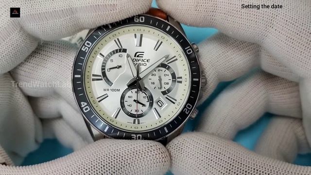 How To Set Time And Stopwatch Reset On Casio Edifice EFR-552 (5490).TrendWatchLab