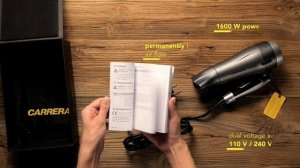 Unboxing CARRERA Hair Dryer No.532