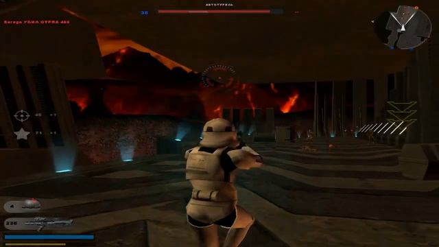 Прохождение Star Wars: Battlefront II(2005 ) (PC) #9 -Мустафар: Вяжет свободные концы смотреть онлайн