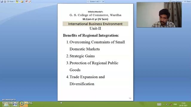 M.Com Sem 4 - International Business Environment - Lecture 10 смотреть онлайн