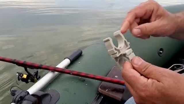 Бесплатный держатель для удочки в лодку ПВХ за 2 минуты