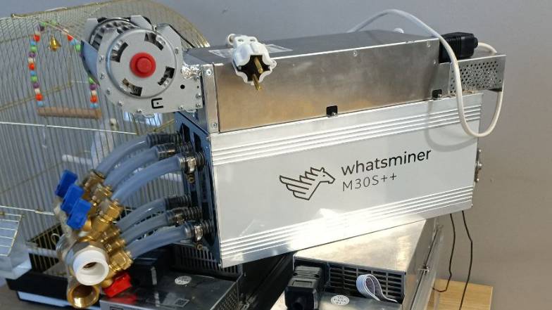 Критокотел для отопления на базе Asic Whatminer M30s++