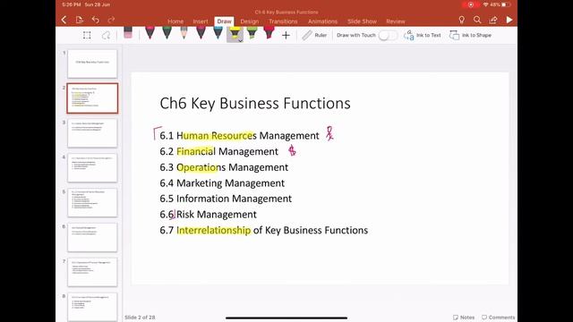 Ch6 Key Business Functions смотреть онлайн